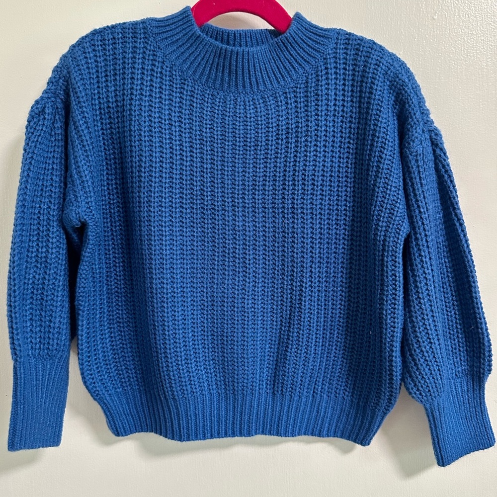 GB Girls Blue Knit Sweater NWT